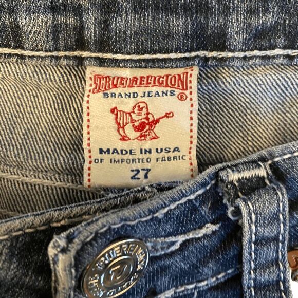 NWT True Religion Joey Super T Jeans Size 27 - Picture 5 of 12